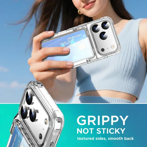 Vista 7 de AICase Funda tipo cartera para iPhone 18 Pro con tarjetero para mujeres