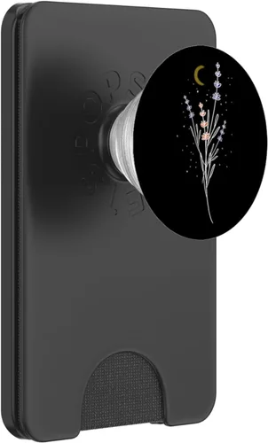 Vista 7 de Moon Lavender Cool Satellite Cresent Luna Stargazer regalo PopSockets agarre y soporte para teléfonos y tabletas