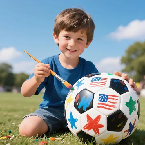 Vista 2 de Balón de fútbol tamaño 3, 4, 5, para niños, jóvenes, adultos, para divertirse, de cuero resistente al desgaste, viene con inflador, práctica