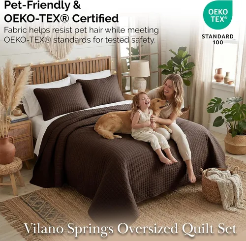 Vista 17 de Southshore Fine Living, Inc. Juego de edredón individual XL, colcha de microfibra acolchada, juego de edredón individual con funda de almohada, ropa