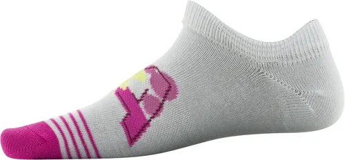 Vista 3 de Under Armour Calcetines invisibles esenciales para niña, paquete de 6