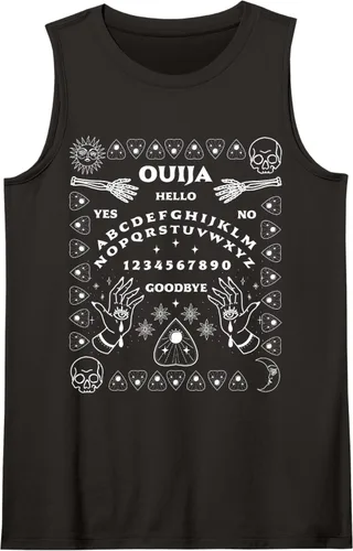Vista 15 de Ouija Junta Planchette Tank Top Negro