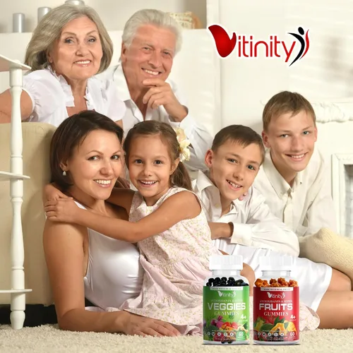 Vista 35 de VITINITY Super Greens - Gomitas multivitamínicas Hechas con 30 superalimentos reales, verduras, hierbas, frutas para adultos y niños para aumentar