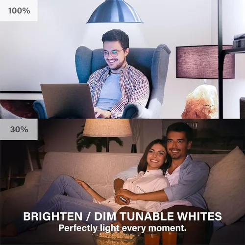 Vista 9 de Sengled Bombilla Alexa, emparejamiento automático S1 con dispositivos Alexa, bombillas que cambian de color, bombillas inteligentes que funcionan