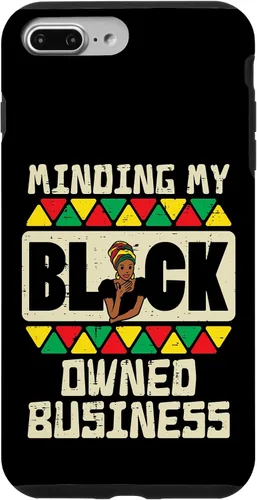 Vista 9 de Funda de regalo para iPhone 14 Minding My Black Business Pride BLM African Women CEO