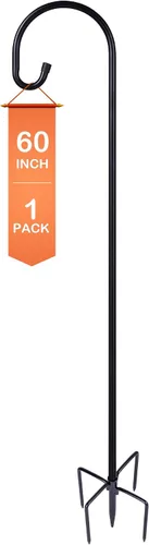 Vista 19 de Shepherd-Hooks Adjustable for Bird-Feeder Lantern Plant-Hook Garden-Stake - Plant Stand Hanger for Outdoor Flower Basket, Bird Feeder Hanger