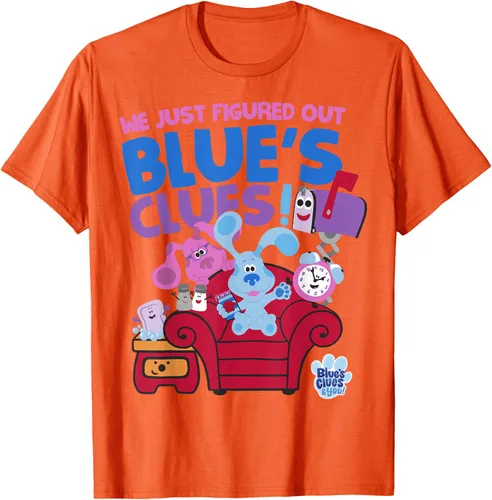 Vista 60 de Blue's Clues & You Group Shot Just Figured Out Blue's Clues Camiseta Negro