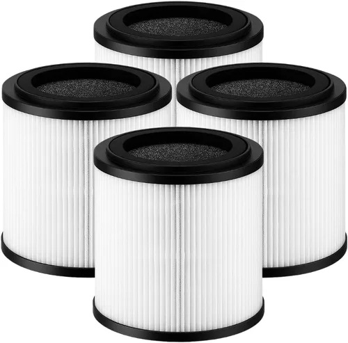 Vista 9 de Nispira kj150f-c02 - Filtro de repuesto para purificador de aire SilverOnyx de 5 velocidades modelo 8541832765 con ionizador 4 en 1 True HEPA UVC