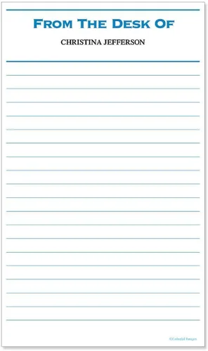 Vista 5 de Current Bloc de notas personalizados con la bandera estadounidense, bloc de notas de 50 hojas, bloc de notas, lista de compras, notas de tareas