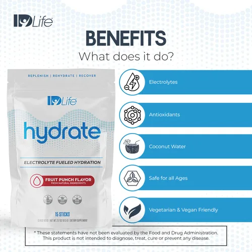 Vista 7 de IDLife Hydrate - Ponche de frutas - 15 varillas