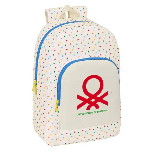 Vista 2 de Mochila Escolar Benetton Topitos (30 x 46 x 14 cm)