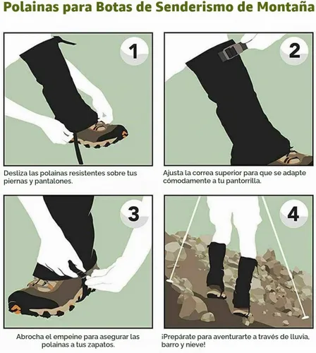 Vista 8 de Polainas de serpiente para hombres y mujeres, polainas a prueba