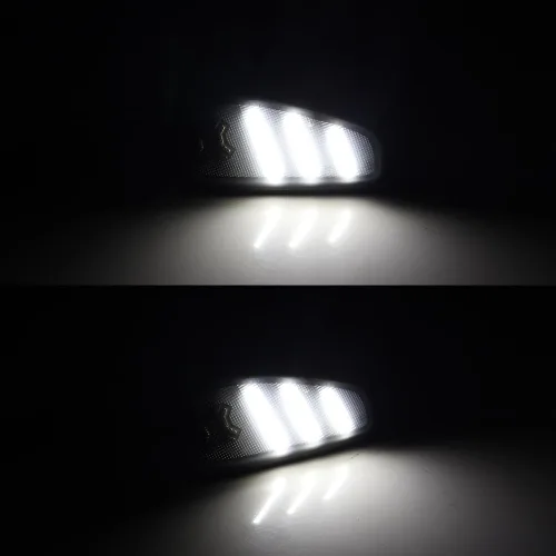 Vista 6 de Kit de lámparas de marcador lateral LED blanco con lente ahumada, compatible con Jeep Renegade 2014, 2015, 2016, 2017, 2018, 2019, 2020, 2021, 2022