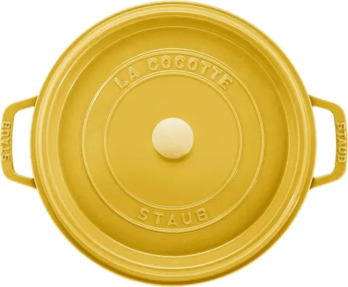 Vista 7 de Staub - Horno holandés redondo de hierro fundido, fabricado en Francia, 5.5