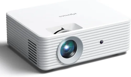 Vista 10 de ELEPHAS Proyector inteligente Roku TV con Wi-Fi y Bluetooth 2-Blanco