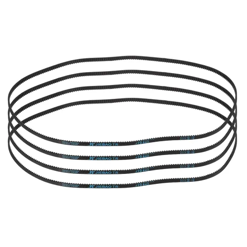 Vista 79 de uxcell 4 piezas HTD-3M Correa de Distribución de Goma 48 Dientes, Longitud de Paso 144mm x Ancho 6mm x Altura 2.4mm, Correa de Polea de Distribución