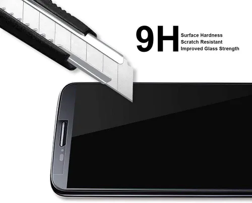 Vista 2 de Supershieldz Protector de pantalla de vidrio templado diseñado para BLU Vivo XL4, antiarañazos, sin burbujas