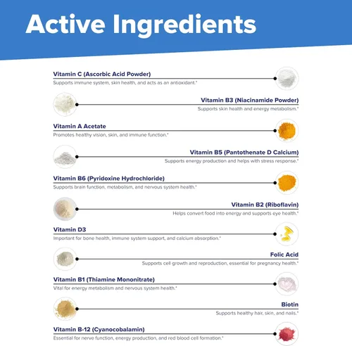 Vista 8 de Superior Source One Daily Multi-Vitamin, tabletas microlingües de disolución rápida, 100 unidades, con vitaminas A, C, D3, E, B12 y todas