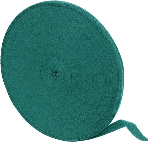 Vista 78 de uxcell Cinta de sarga de algodón de 50 yardas, cinta de espiga de 3/8 pulgadas para coser ropa, manualidades (azul)