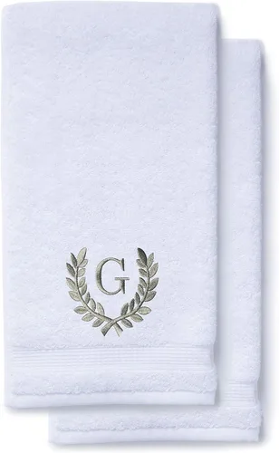 Vista 157 de Toallas de mano decorativas y con monograma para baño, cocina, maquillaje Regalo personalizado para boda-nupcial Toalla turca de lujo