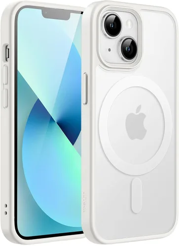 Vista 12 de JETech Funda magnética mate para iPhone 13, color negro