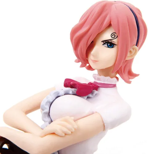 Vista 5 de Banpresto One Piece Girly Girls Reiju Figura de acción (versión en color blanco)
