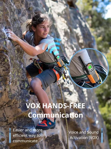 Vista 7 de Inspireyes Walkie Talkies para niños, paquete de 2 recargables de largo alcance, juguetes para niños y niñas de 3 a 12 años, juguete de radio de 2