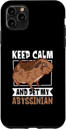 Vista 13 de iPhone 16 Pet my Abyssinian Guinea Pig Case