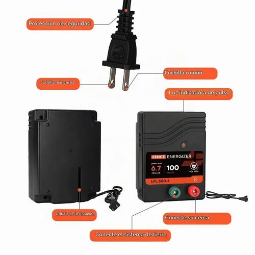 Vista 8 de Cargador eléctrico de la cerca, Energizer eléctrico de la cerca 6,7 Joule