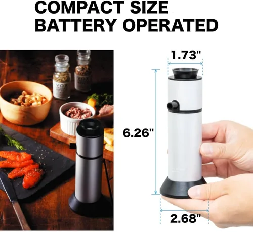 Vista 5 de GREENHOUSE - Pistola de fumar portátil para alimentos food smoker, smoked food, breville smoking gun, smoking gun, compact size, strong smoky, new