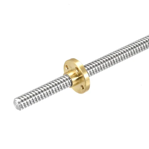 Vista 7 de DMiotech 5.906 in completamente rosca varilla T8x2mm tornillo de plomo con tuerca de latón kit para impresora 3D, máquina CNC