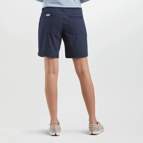 Vista 3 de Outdoor Research Pantalones cortos Ferrosi para mujer, entrepierna de 7 pulgadas