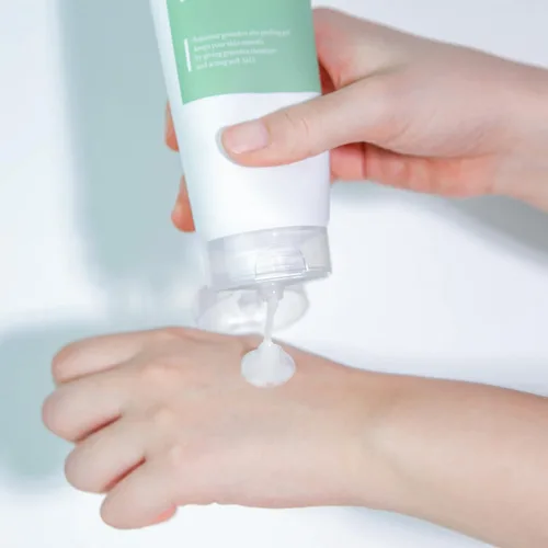 Vista 6 de [BONAJOUR] Gel exfoliante facial profundo AHA de té verde – Mejor gel exfoliante facial profundo de belleza vegana coreana AHA 5.1 onzas líquidas