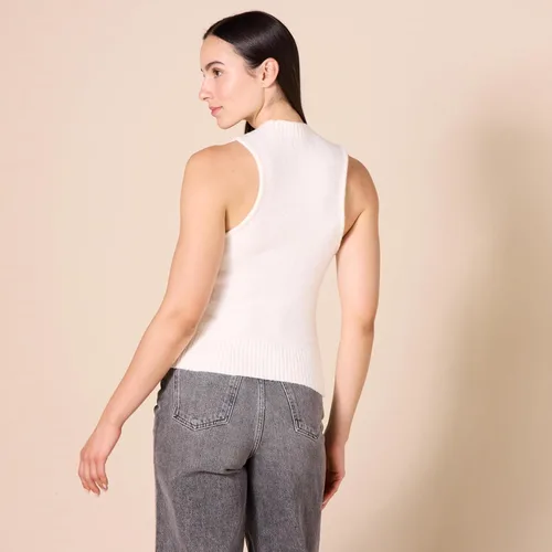 Vista 3 de Tienda Essentials Camiseta sin mangas Boucle para mujer (anteriormente Daily Ritual)