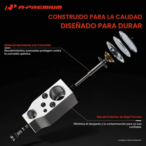 Vista 5 de Válvula de expansión de CA A-Premium compatible con Chevrolet y Pontiac para Chevrolet Aveo 2004-2011, Aveo5 2006-2011, Corsa 2002-2008, Tornado