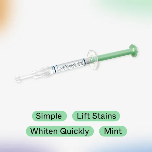 Vista 9 de Opalescence Kit de recambio de blanqueamiento dental con jeringas de gel al 15%, baja sensibilidad (2 paquetes/4 jeringas), menta fresca, peróxido