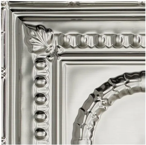 Vista 11 de FASÄDE Rosette - Panel de techo decorativo de vinilo adhesivo de 2 x 4 pies en bronce antiguo (paquete de 5)