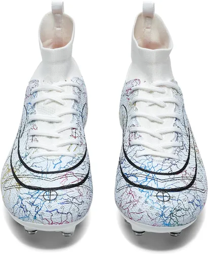Vista 4 de Zapatos de fútbol para hombre, zapatos de fútbol de alta calidad, transpirables, atléticos, profesionales, para jóvenes, niños, zapatos de fútbol