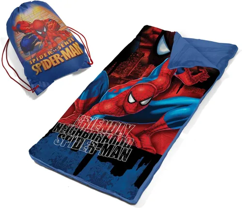 Vista 2 de Marvel Spiderman juego de bolsa para dormir