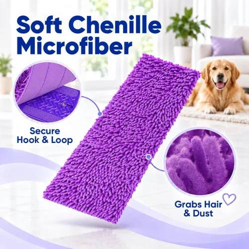 Vista 2 de Almohadillas de fregona reutilizables UNIMADE para Swiffer PowerMop Varios