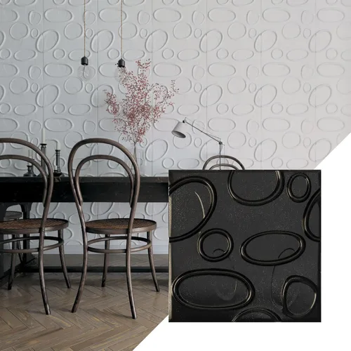 Vista 20 de Ekena Millwork WP20X20FEWH 19 5/8 pulgadas de ancho x 19 5/8 pulgadas de alto Felix EnduraWall Decorativo 3D Panel de pared cubre 2.67 pies cuadrados