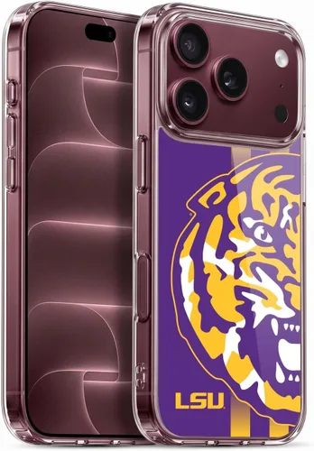 Vista 184 de Head Case Designs Funda de gel suave con licencia oficial de la Universidad Estatal de Louisiana LSU Camou compatible con Apple iPhone 7 Plus/iPhone