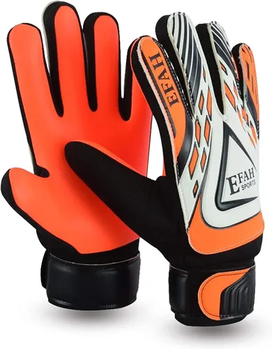 Vista 12 de Guantes de portero de fútbol para niños y jóvenes, guantes de portero de fútbol con agarres fuertes