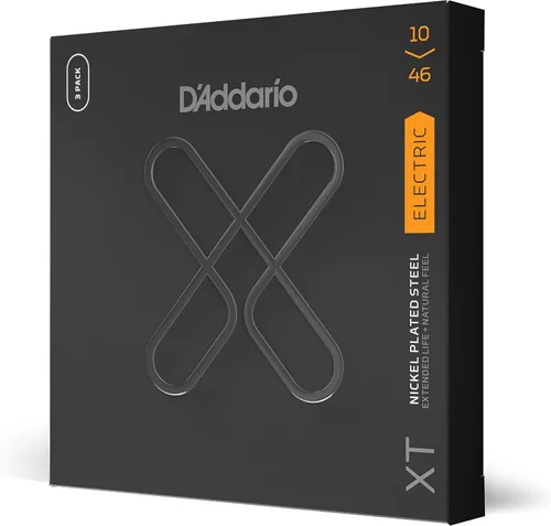 Vista 7 de D'Addario Cuerdas para guitarra eléctrica, XT con revestimiento de níquel, XTE1059, calibre ligero regular 10-59, juego de 7 cuerdas, paquete de 1