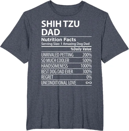Vista 76 de Shih Tzu Dad - Camiseta divertida para dueño de perro Shih Tzu, Negro