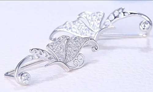 Vista 3 de CIShop - Pendientes de mariposa con circonita cúbica