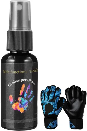 Vista 3 de Naysku Guantes de portero en aerosol de 1.0 fl oz, pegamento para guantes de portero, guantes de portero, spray de agarre de fútbol para guantes