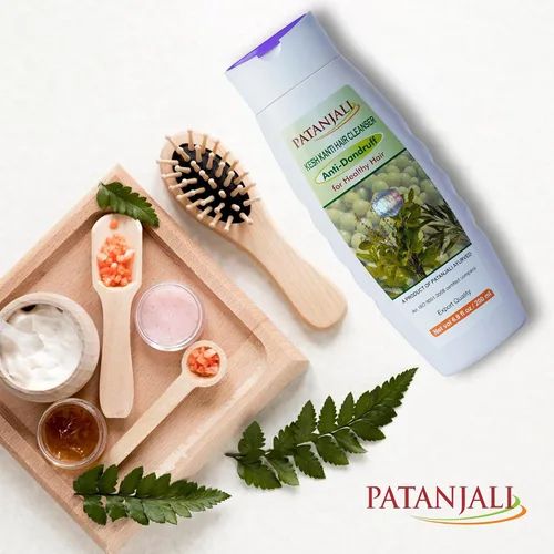 Vista 4 de Patanjali Kesh Kanti Champú limpiador anticaspa, 6.8 fl oz / 6.8 fl oz - (paquete de 2)