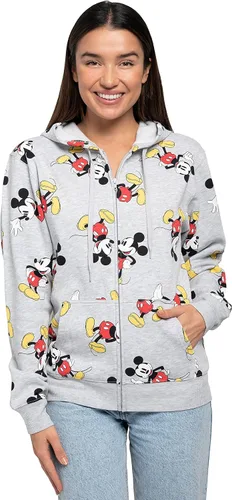 Vista 3 de Disney Sudadera con capucha para mujer con estampado de Mickey Mouse