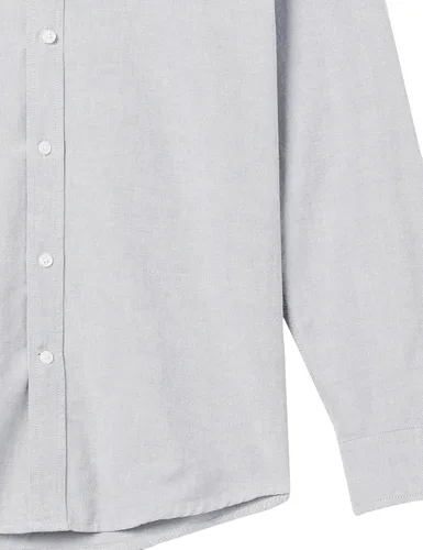 Vista 5 de Tienda Essentials Men's Long-Sleeve Regular-Fit Stretch Oxford Shirt (Available in Big & Tall)